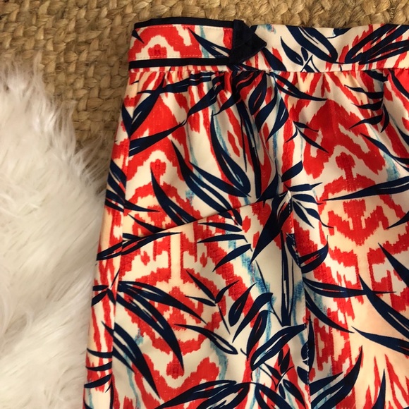 NWT Zara Basic A-line skirt tropical print - Picture 4 of 6
